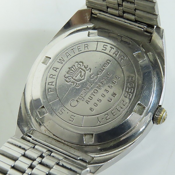 実際に弊社で買取させて頂いたCITIZEN/シチズン Crystal7/クリスタル７60S/ヴィンテージ/アンティーク 自動巻き腕時計の画像 4枚目