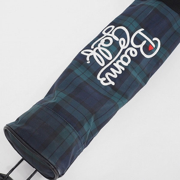 実際に弊社で買取させて頂いたBEAMS GOLF/ビームスゴルフ スタンド式クラブケース ショルダー付き チェック柄の画像 5枚目