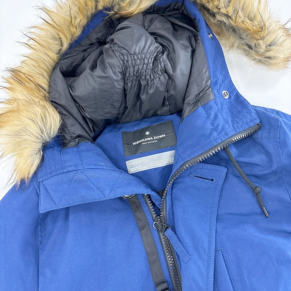 実際に弊社で買取させて頂いた西川ダウン×nano universe/ナノ・ユニバース  HYBRID SOUTHアークティック  ダウンジャケット 668-0214011  Lの画像 5枚目