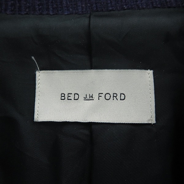 実際に弊社で買取させて頂いたBED J.W. FORD/ベッドフォード コーデュロイ ロングダブルコート/1の画像 2枚目