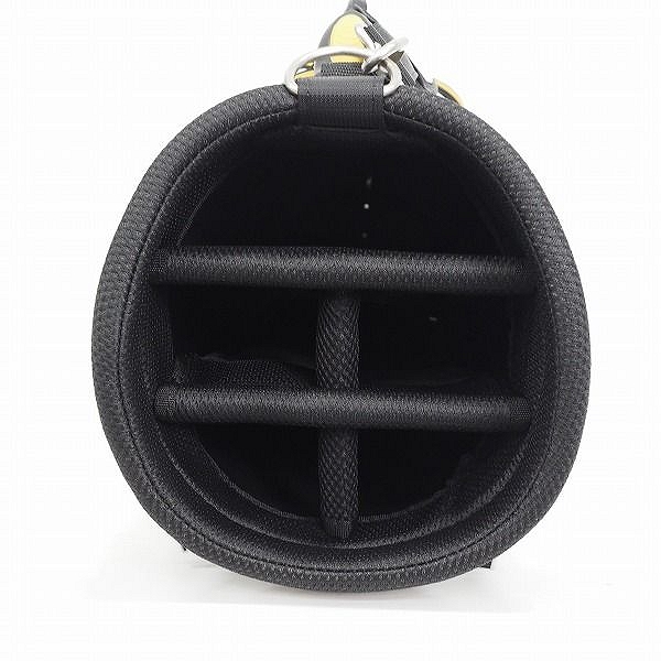 実際に弊社で買取させて頂いたCallaway/キャロウェイ WARBIRD/ウォーバード 5分割 キャディバッグ ホワイトｘブラックｘイエローの画像 3枚目