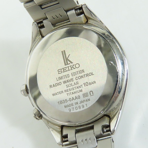 実際に弊社で買取させて頂いたSEIKO/セイコー LUKIA/ルキア エターナルブルー限定モデル ソーラー腕時計 SSQV071の画像 4枚目