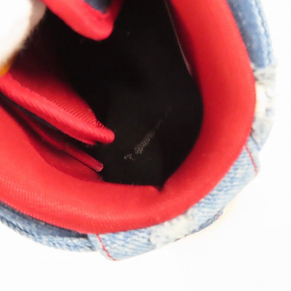 実際に弊社で買取させて頂いたNIKE/ナイキ LEVI'S/リーバイス AIR FORCE 1 HIGH カスタムシューズ/CJ4383-994/27の画像 9枚目