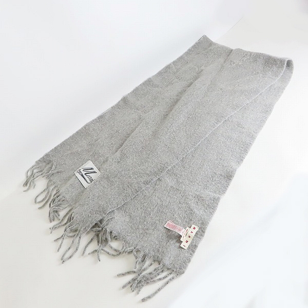 実際に弊社で買取させて頂いたMARNI/マルニ ロゴパッチ アルパカ マフラー  SCZC0033Q0UAW004の画像 7枚目