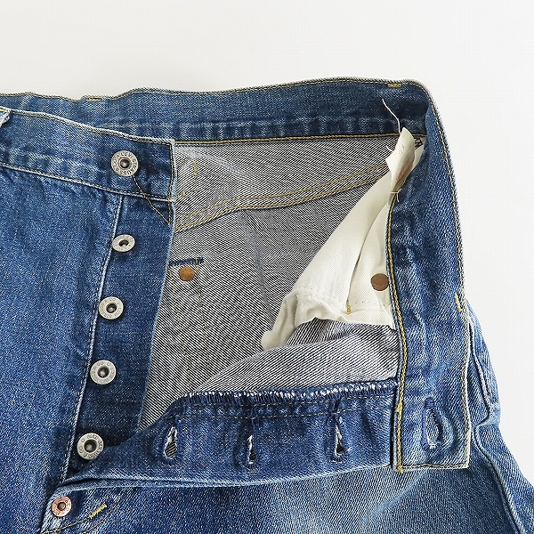 実際に弊社で買取させて頂いたLevi’s/リーバイス 702-XX 刻印J22 ビッグE 赤耳 日本製 デニムパンツ /W36L36の画像 3枚目