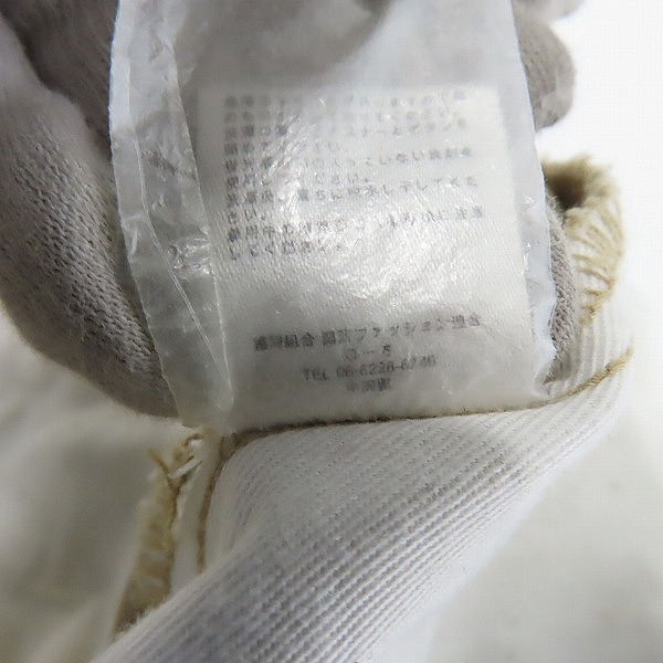 実際に弊社で買取させて頂いたREMI RELIEF×Dickies/レミレリーフ×ディッキーズ 裾ジップ チノパンツ 181M40UK01 XLの画像 5枚目