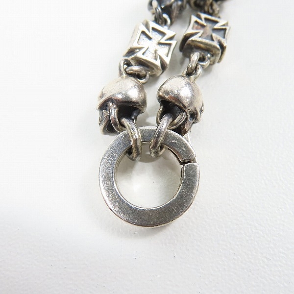 実際に弊社で買取させて頂いたDEAL DESIGN/ディールデザイン スカルズ＆クロスチェーンネックレスの画像 2枚目