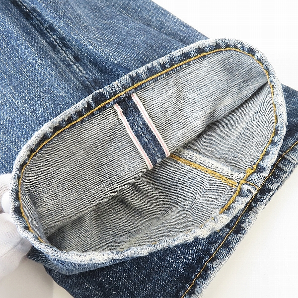 実際に弊社で買取させて頂いたCOOTIE/クーティー ヴィンテージ加工 デニムパンツ 32の画像 8枚目