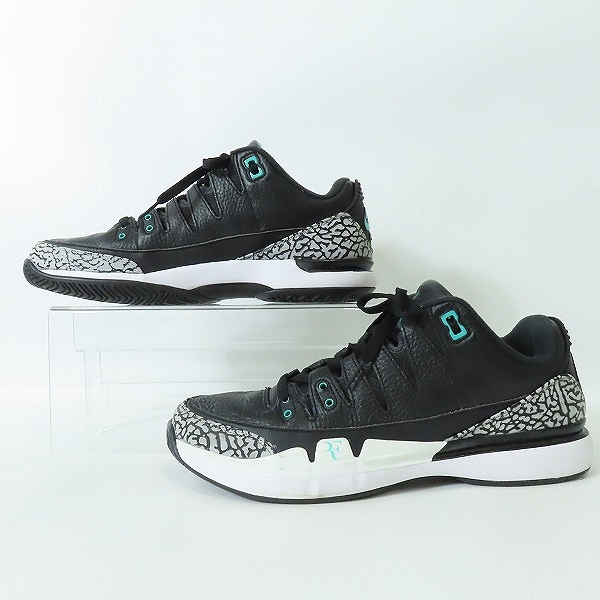 実際に弊社で買取させて頂いたNIKE×ATMOS/ナイキ×アトモス ZOOM VAPOR TOUR AJ3 ELEPHANT ズーム ヴェイパー ツアー AJ3 エレファント 709998-031 28.0の画像 3枚目