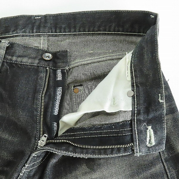 実際に弊社で買取させて頂いたNEIGHBORHOOD/ネイバーフッド BASIC STRAIGHT 06EX SAVAGE LEVEL-1/デニムパンツ DCNH-PT-08/Sの画像 5枚目