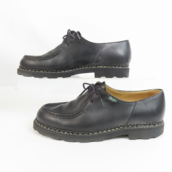 実際に弊社で買取させて頂いたPARABOOT/パラブーツ MICHAEL MARCHE Ⅱ/ミカエル レザーシューズ 715604 44の画像 3枚目