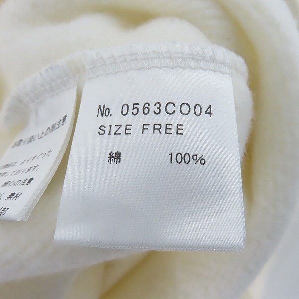 実際に弊社で買取させて頂いた【未使用】Hysterics/ヒステリックス スウェットワンピース フロントプリント 0563CO04 Fの画像 3枚目