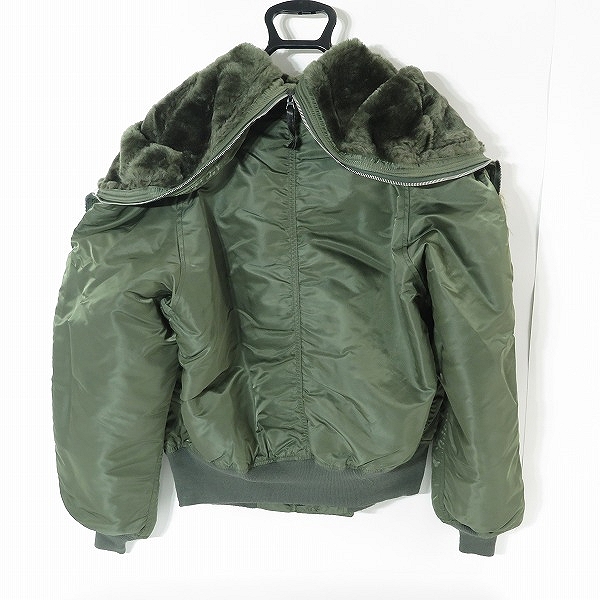 実際に弊社で買取させて頂いたALPHA INDUSTRIES/アルファインダストリーズ U.S. AIR FORCE N-2Bフライトジャケット/ミリタリージャケット/Lの画像 1枚目