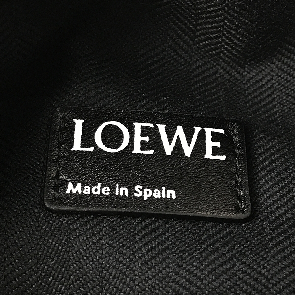 実際に弊社で買取させて頂いたLOEWE/ロエベ アナグラム オールレザー ハンドバッグ キュービー型の画像 4枚目