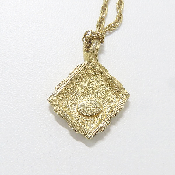 実際に弊社で買取させて頂いたGIVENCHY/ジバンシィ 4Gスクエアロゴ ネックレス ゴールドの画像 2枚目