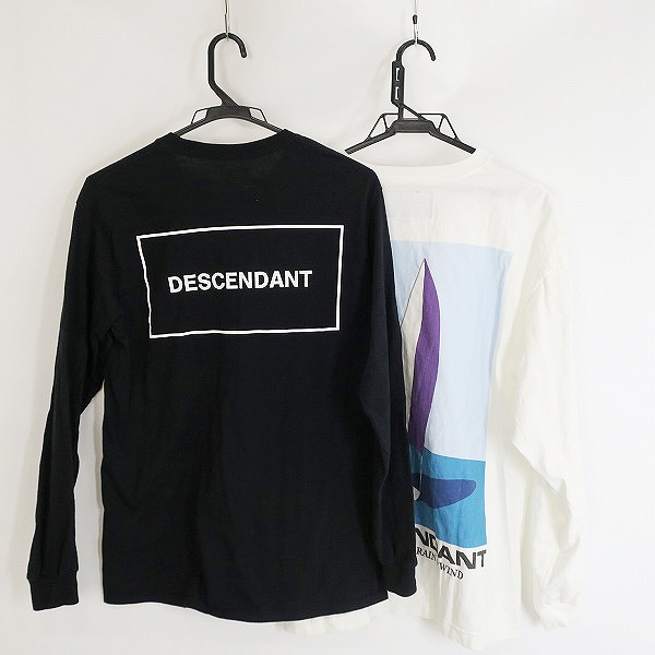 実際に弊社で買取させて頂いたDESCENDANT/ディセンダント プリント ロンT/カットソー 2点セットの画像 1枚目