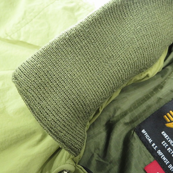 実際に弊社で買取させて頂いたALPHA INDUSTRIES/アルファインダストリーズ ミリタリー ジャケット TA1459-019/Sの画像 7枚目