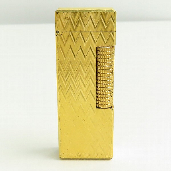実際に弊社で買取させて頂いたdunhill/ダンヒル サイドローラー 総柄 ゴールドカラー ガスライター