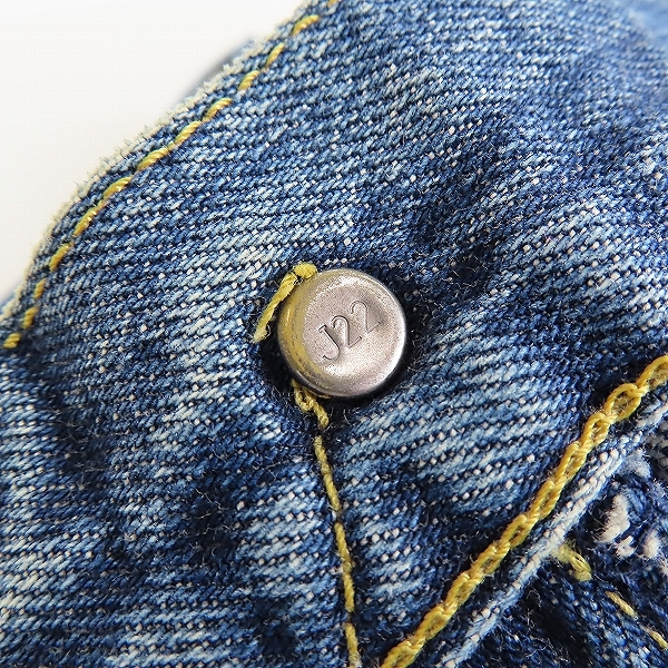 実際に弊社で買取させて頂いたLevi’s/リーバイス 702-XX 刻印J22 ビッグE 赤耳 日本製 デニムパンツ /W36L36の画像 4枚目