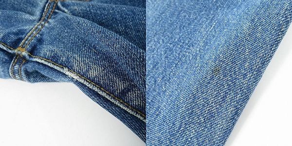 実際に弊社で買取させて頂いたLevi's/リーバイス 501 BIG E 復刻 バレンシア工場 刻印555 デニムパンツ W32L38の画像 9枚目