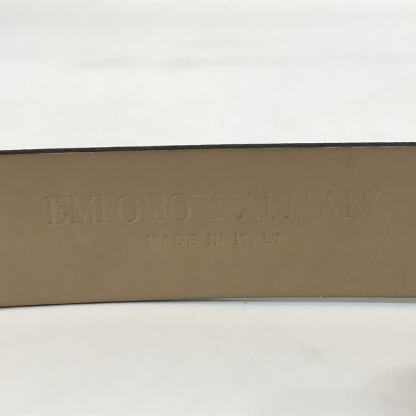実際に弊社で買取させて頂いたEMPORIO ARMANI/エンポリオ アルマーニ レザーベルト Y4S012/54の画像 3枚目