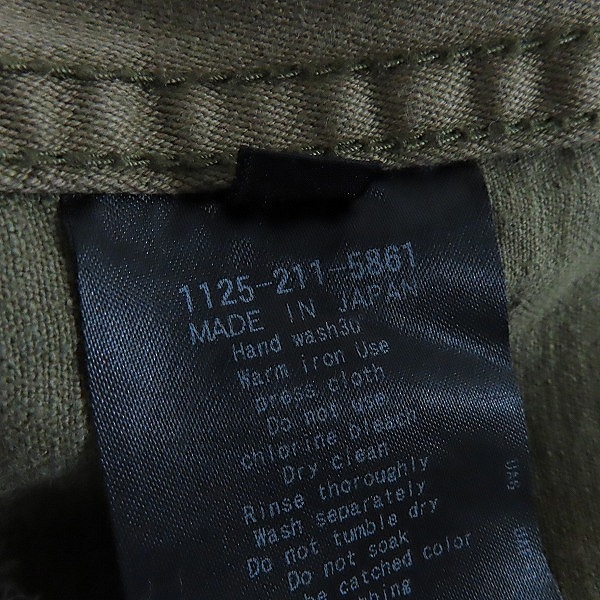 実際に弊社で買取させて頂いたUNITED ARROWS &SONS/ユナイテッドアローズアンドサンズ MIL TOMMY SHIRT/ミリタリージャケット 1125-211-5861/Lの画像 4枚目
