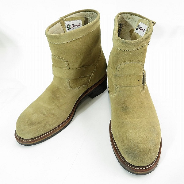実際に弊社で買取させて頂いたChippewa/チペワ スウェード エンジニア ショートブーツ 9E