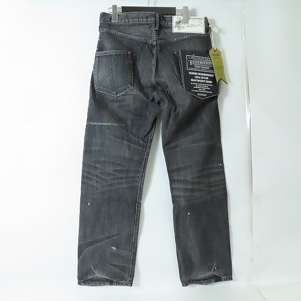 実際に弊社で買取させて頂いた【未使用】NEIGHBORHOOD/ネイバーフッド デニムパンツ/ストレートジーンズ ダメージ加工 121DCNH-PTM12/Sの画像 1枚目