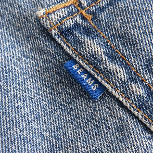 実際に弊社で買取させて頂いたBEAMS/ビームス バギーテーパードデニムパンツ 11-21-0598-791/Mの画像 6枚目