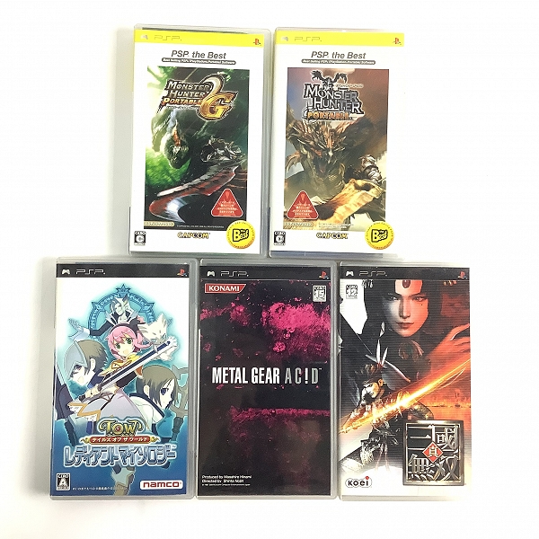 実際に弊社で買取させて頂いた【おまとめ】PS3/PSP/PS Vitaソフト プロ野球スピリッツ/ウイニングイレブン/モンスタハンターポータブル 他の画像 4枚目