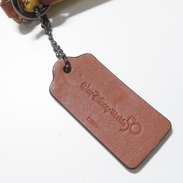 実際に弊社で買取させて頂いたDISNEY×COACH/ディズニー×コーチ ダッフル 13 ウィズ パッチ C8507の画像 5枚目