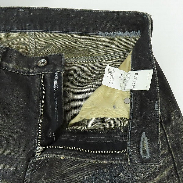 実際に弊社で買取させて頂いたNEIGHBORHOOD/ネイバーフッド SAVAGE LEVEL-4 ダメージ 加工 デニムパンツ/ジーンズ DCNH-PT-07/Sの画像 5枚目