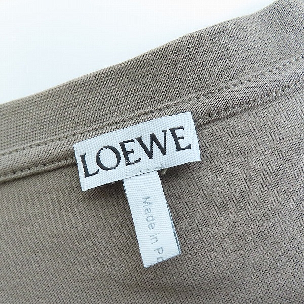 実際に弊社で買取させて頂いたLOEWE/ロエベ アナグラム刺繍 フェイクポケット 半袖Tシャツ H526Y22X25/Mの画像 2枚目