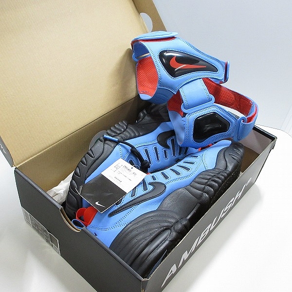 実際に弊社で買取させて頂いた【未使用】AMBUSH×NIKE/アンブッシュ×ナイキ Air Adjust Force "University Blue and Habanero Red" DM8465-400/28の画像 6枚目
