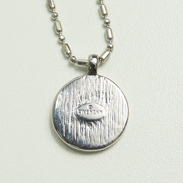実際に弊社で買取させて頂いたGIVENCHY/ジバンシィ ラウンドロゴプレート ネックレス の画像 2枚目