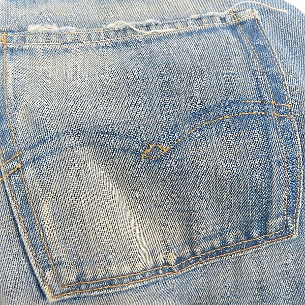 実際に弊社で買取させて頂いたLevi's/リーバイス 501XX 66復刻 リジッドデニム 66501/34の画像 9枚目