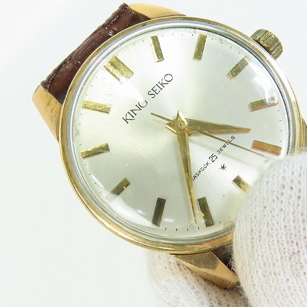 実際に弊社で買取させて頂いたSEIKO/セイコー KING SEIKO キングセイコー DIASHOCK 25 JEWELS 腕時計の画像 4枚目