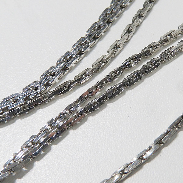 実際に弊社で買取させて頂いたGIVENCHY/ジバンシィ ロゴ 三連チェーンネックレス の画像 3枚目