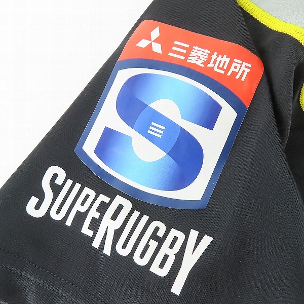 実際に弊社で買取させて頂いたCANTERBURY/カンタベリー SUNWOLVES/サンウルブズ ラグビージャージ ブラック R30003SR /Lの画像 6枚目
