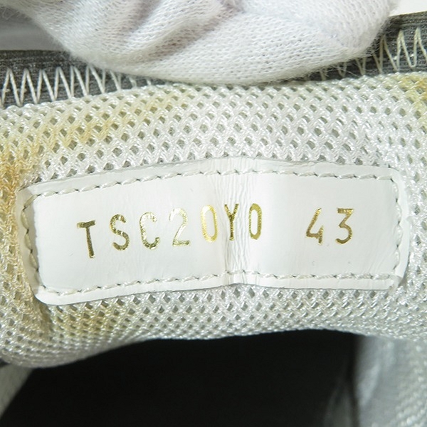 実際に弊社で買取させて頂いたVALENTINO GARAVANI × UNDERCOVER/ヴァレンティノ×アンダーカバー ローカットスニーカー TSC20Y0/43の画像 5枚目