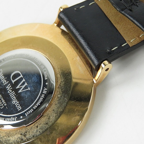 実際に弊社で買取させて頂いたDaniel Wellington/ダニエルウェリントン 腕時計 B40R38【動作未確認】の画像 4枚目