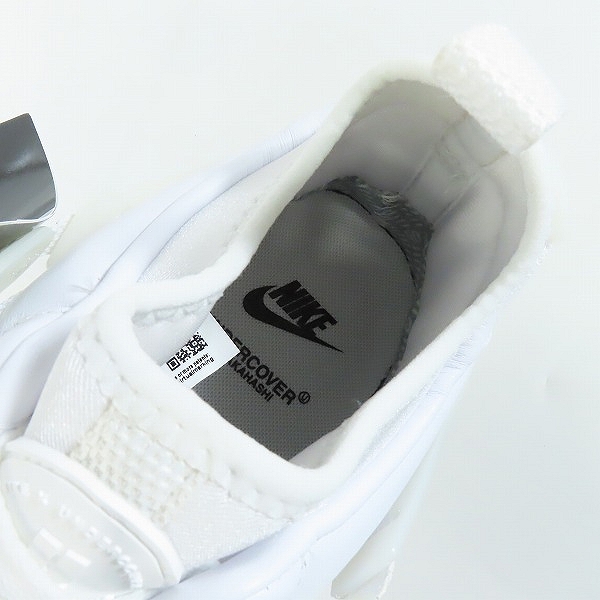 実際に弊社で買取させて頂いた【未使用】NIKE×UNDERCOVER/ナイキ×アンダーカバー AIR FORCE 1 LOW/エアフォース１ ロー ホワイト DQ7558-101/27.5の画像 4枚目
