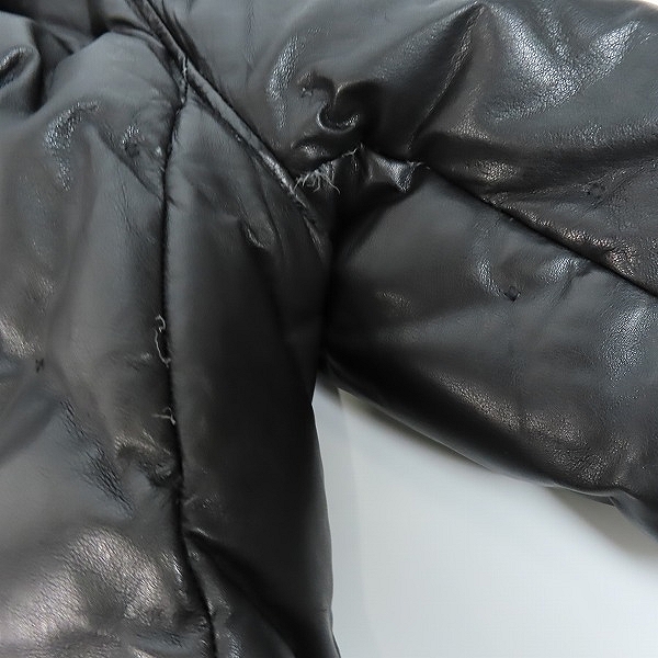 実際に弊社で買取させて頂いたBACKLASH/バックラッシュ カンガルー ポーランド ホワイトグース ダウンジャケット 1363-02/3の画像 8枚目