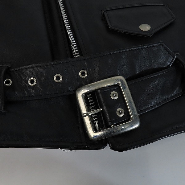 実際に弊社で買取させて頂いたPERFECTO by Schott/パーフェクト バイ ショット ダブルライダースジャケット/38の画像 8枚目