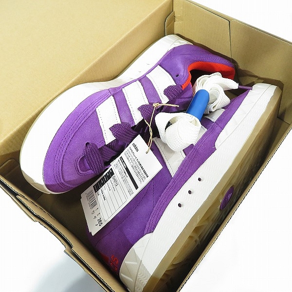 実際に弊社で買取させて頂いた【未使用】atmos×adidas/アトモス×アディダス Adimatic Glory Purple スニーカー GV6712/26.5の画像 8枚目