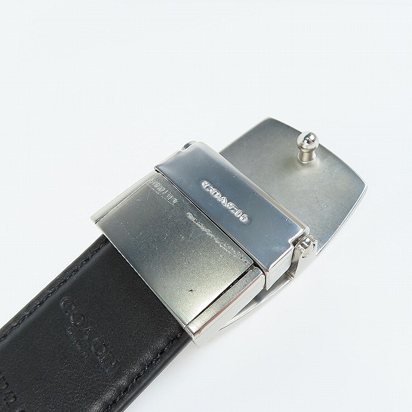 実際に弊社で買取させて頂いたCOACH/コーチ ミニシグネチャー レザーベルト の画像 5枚目