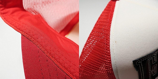 実際に弊社で買取させて頂いたNUMBER (N)INE/ナンバーナイン ガンズ期 FUCK メッシュキャップ レッド ONE SIZEの画像 9枚目