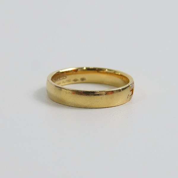 実際に弊社で買取させて頂いたHERMES/エルメス AU750/K18 エヴァー ヘラクレス ダイヤモンドリング/指輪 50/9.5号の画像 4枚目