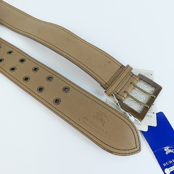 実際に弊社で買取させて頂いたBURBERRY LONDON/バーバリーロンドン レザーベルト の画像 1枚目