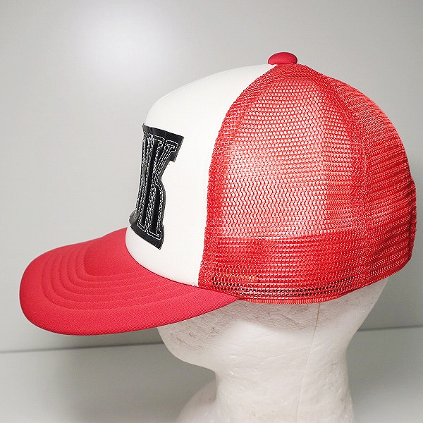 実際に弊社で買取させて頂いたNUMBER (N)INE/ナンバーナイン ガンズ期 FUCK メッシュキャップ レッド ONE SIZEの画像 2枚目